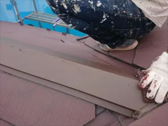 ケレンによる下地処理